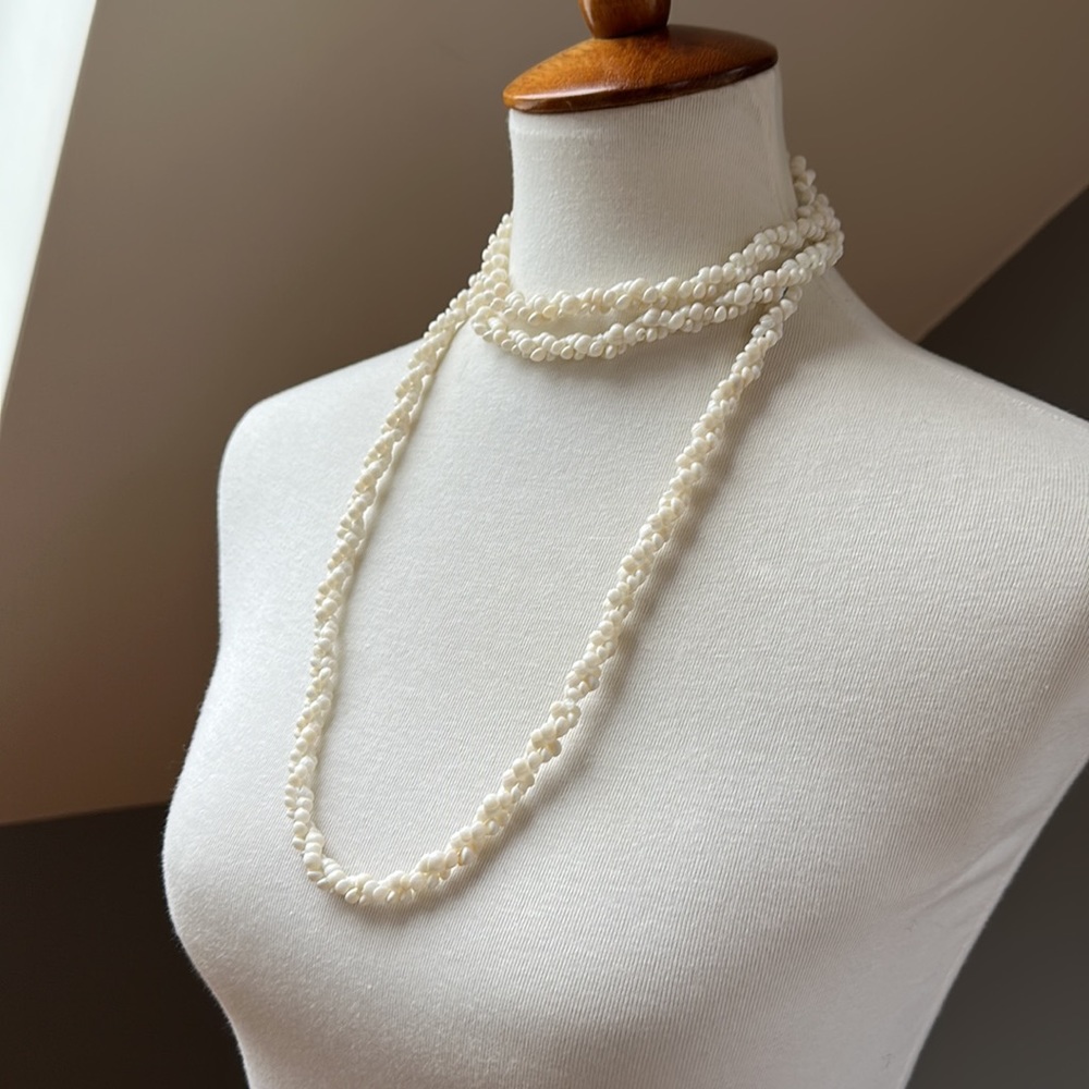 Rare Pikake Twist Lei Necklace